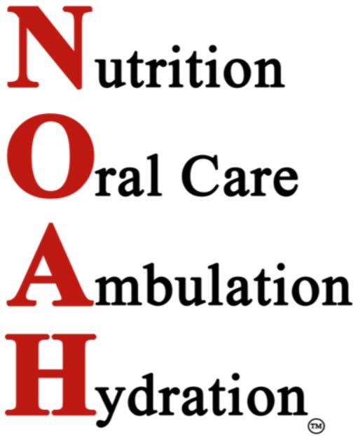 nutrition , oral care, ambulation, and hydration
